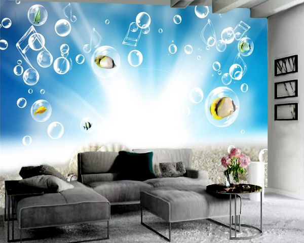 

classic 3d wallpaper beautiful shell bubble musical note 3d wallpaper romantic landscape decorative 3d wallpaper living room