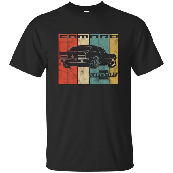 

спорт мужчины's 1967 camaro футболка ретро изношенные graphic tee chevy логотип хлопок мужские классические 2019 o шея streetwear hip hop to