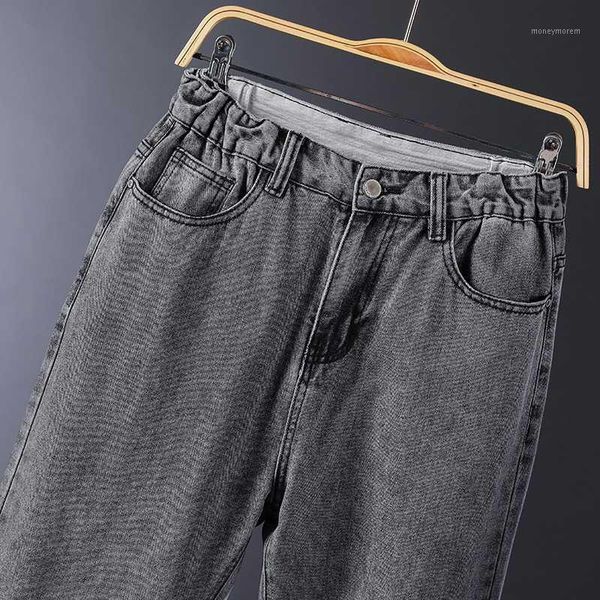 

men's jeans 2021 mens korean fashoins harem blue pants vintage straight harajuku baggy denim trousers,99041