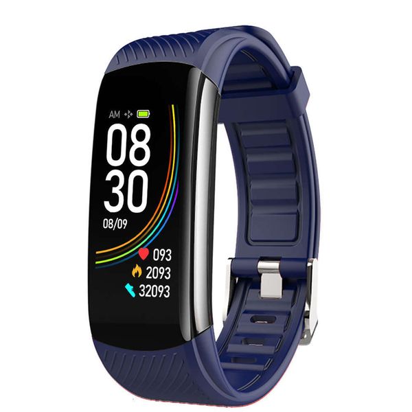 

bluetooth c6t body temperature smart heart rate blood oxygen silicone gift br