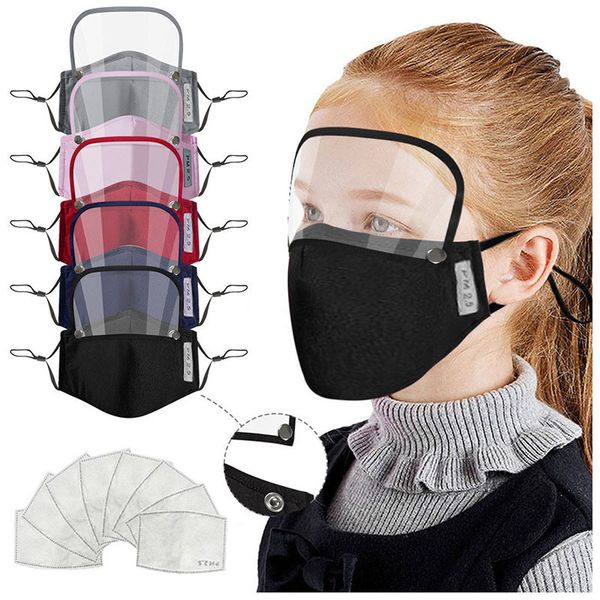 

all-around child for adults cloth removable eyes shield protection fashion face with 2 filter new creativity m