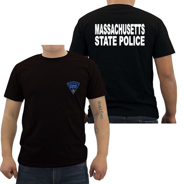 

fashion new massachusetts state police united states department justice short sleeve hip hop tees hooded sweatshirt hoodie men t shirt