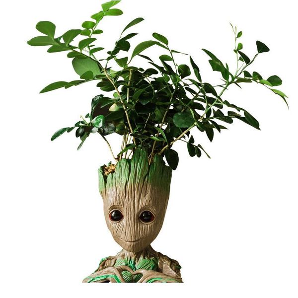 

groot flowerpot cute model toy pen pot flower pot planter figurines tree man garden planter flower pot gift for b wmtwpw