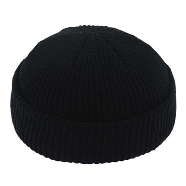 

winter hat warm short beanie casual solid color skullcap baggy for men beanie beanie hat ribbed knitted cuf jllmrx