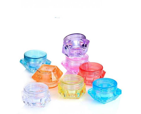 

10pcs 20pcs 30pcs 50pcs 100pcs 5g empty cream jar cosmetic container packaging plastic bottle sample jar display case