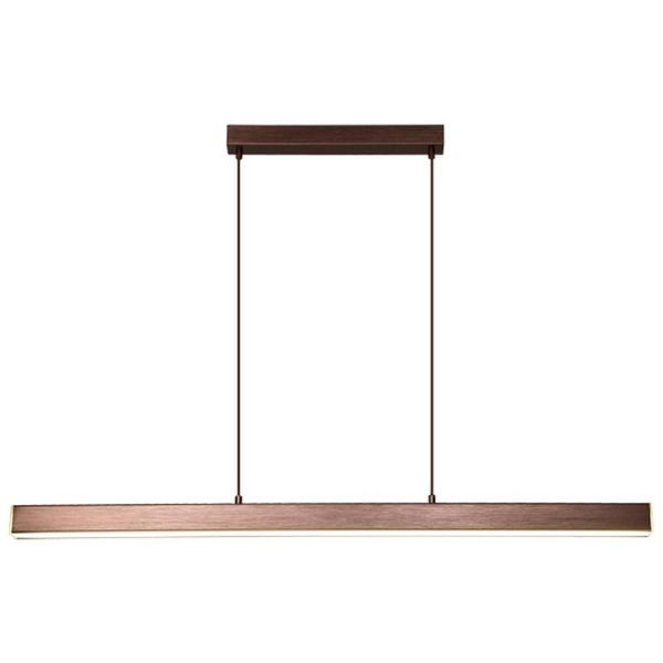 

pendant lamps modern wood lights living room linear bar illumination study kitchen long hanging office fixtures