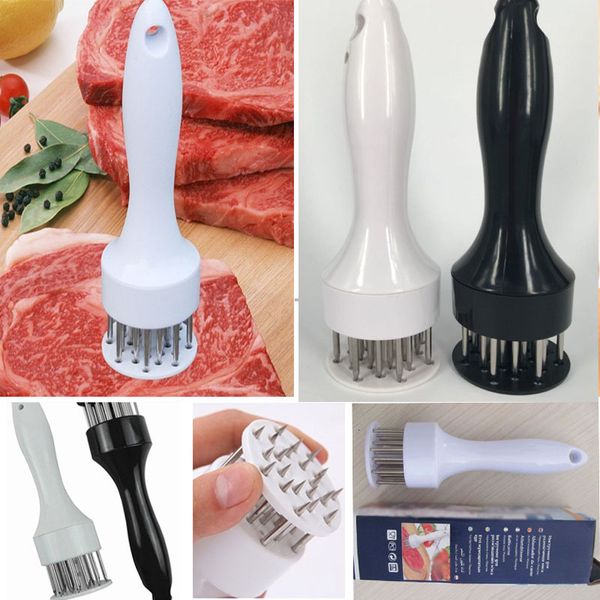 

meat tenderizer stainless steel sharp needle manual steak hammer beef pork chicken veal poultry bbq marinade flavor kitchen tools wx9-917