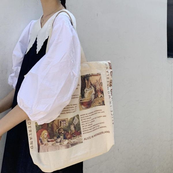 

магазины schoolbag все матча класс плеча холщовый мешок женщины crossbody большой емкости ins японский симпатичные студент сумка 5p9k