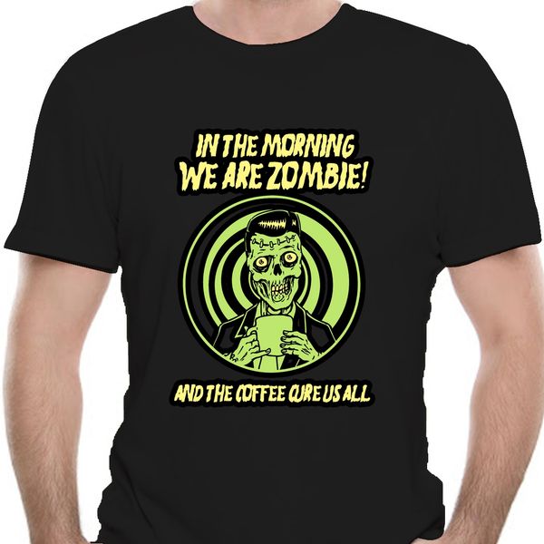 

in the morning we are zombies but the coffee cure us all t shirt new streetwear t shirt cotton tee 9648a sport hooded sweatshirt hoodie