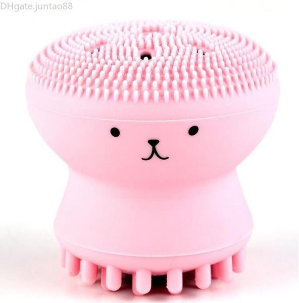 

silicone face cleansing brush cute ocs shape facial cleanser pore cleaner exfoliator face scrub washing brush skin care