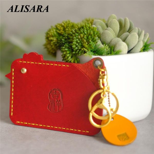 

card holder leather 100% handmade card purse chinese and japanese popular styles gift for women holder walle, Brown;gray