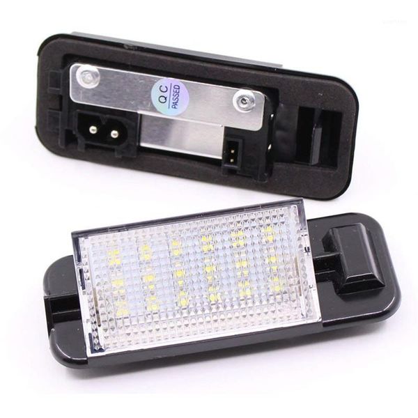 

2pcs led license plate light 2835 smd 6000k white 12v number plate lamp bulbs for e36 318i 318is 318ti 325i1