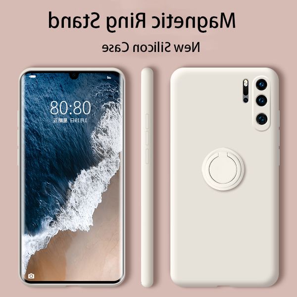 

новый кремний p30 p40 p20 кольцо чехол для huawei mate честь 20 30 pro cover etui