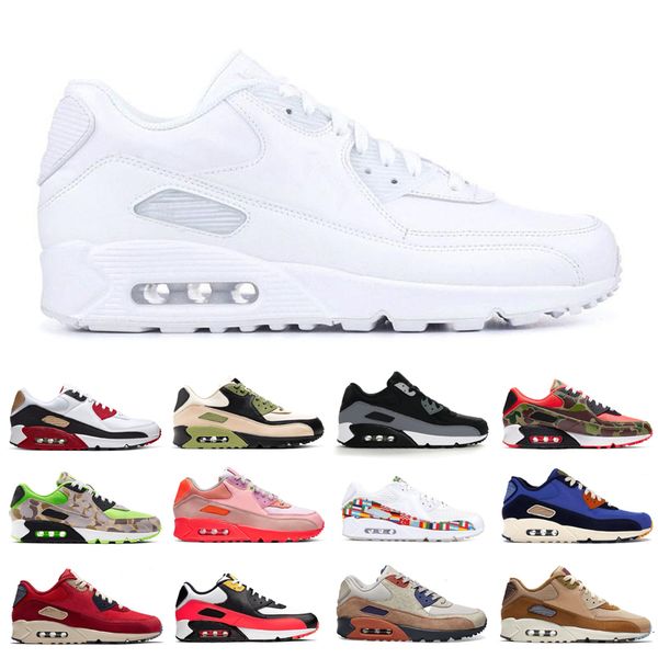

wholesale triple white women men shoes rain forest premium brown pink bred mens womens classic breathable sports shoes size 36-45