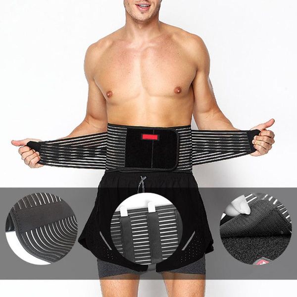 

waist support sports steel plate back belts sweat band trainer fitness weightlifting compression lumbar belt, Black;gray