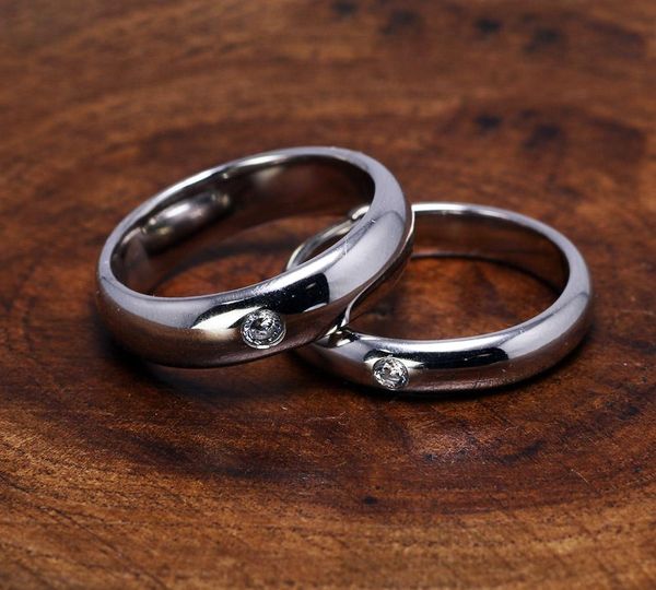 

real pure 925 sterling silver rings for women and men simple couple ring smooth wedding band for11
