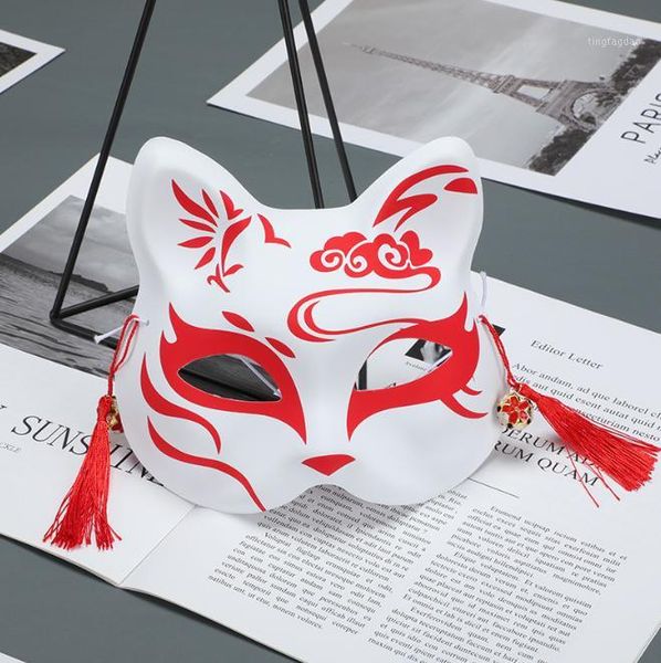 

party masks cat face mask female net red same full ancient style cosplay mask1
