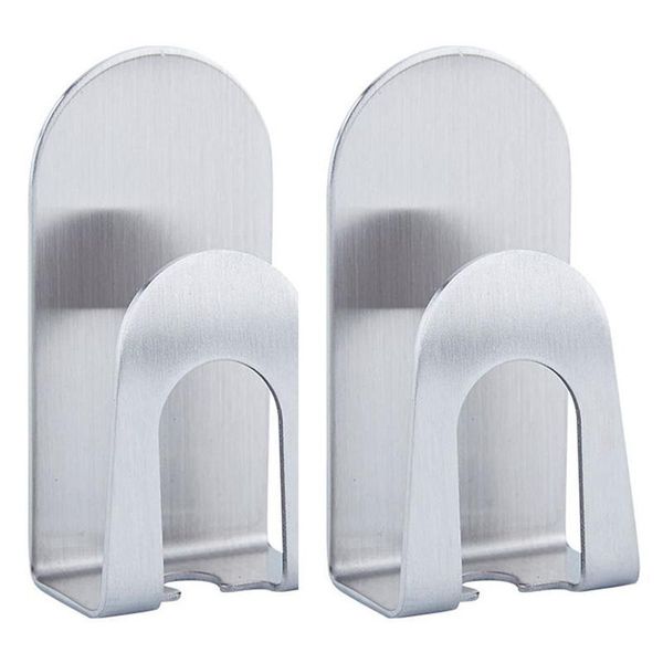 

toothbrush rack space saving holders durable sturdy bathroom stainless for home stand waterproof steel 2pcs bbyviw lipper