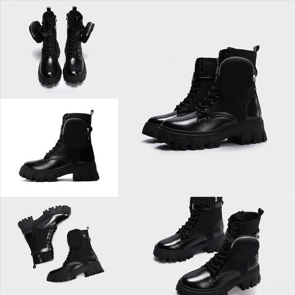 

iszaw pointed elastic shoes in autumn luxury knitted womens motorcycle boots designerboots winter socks boots large size boots snow, Black