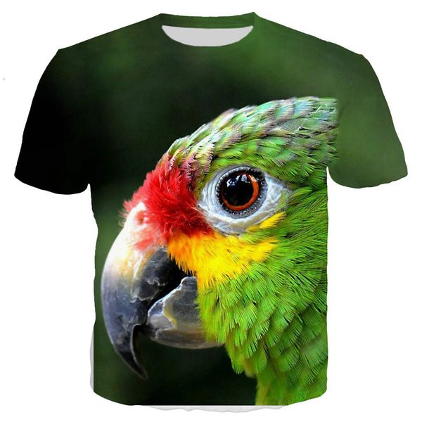 

new cool animal cockatoo 3d print shirts plus size graphic plus size men clothing
