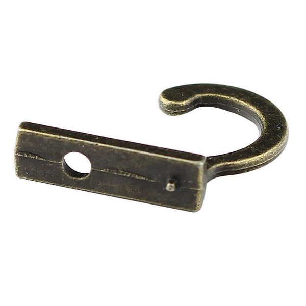 

10pcs small wall hanger antique hooks buckle horn lock clasp hook hasp latch for wooden jewelry box furniture wmtehz