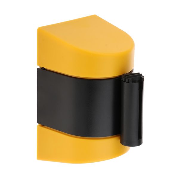 

2m/5m/3m barrier wall mount crowd control yellow and black belt retractable ribbon barrier