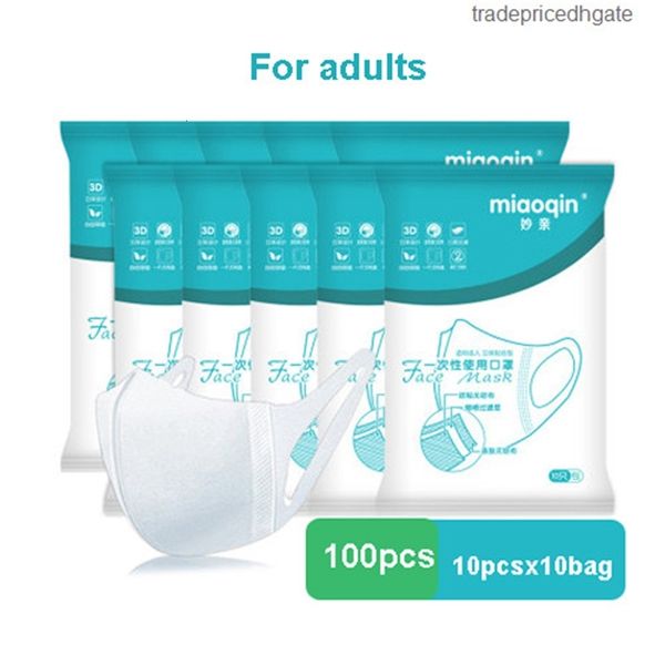 

3 mouth mask 100pcs filtration dust meltblown cotton filters anti droplet masks for adults kids 5g2rc