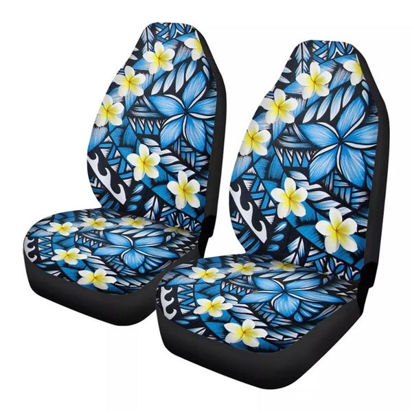 

chair covers 2021 polynesia 3d print vehicle seat set women floral car for design protector