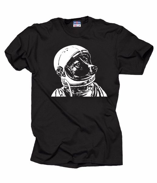 

2019 new o-neck fashion casual men t shirts space dog laika t-shirt funny dog astronaut tee shirt sport hooded sweatshirt hoodie