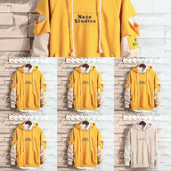 

2jdus балахон свитер весна издание молодость студент тенденция корейский осень топ sweaterhoodie sweaterwith красивый plush мужская осень то, Black