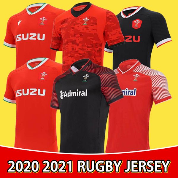 

2020 2021 wales rugby national team jerseys cymru home red away polo t-shirt e men high-quality rugby jesery s-5xl, Black;gray