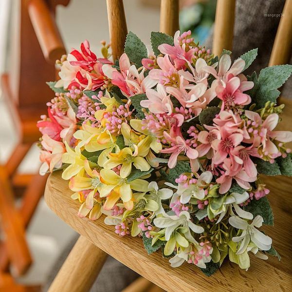 

artificial flower decoration living room artificial flower phalaenopsis silk1