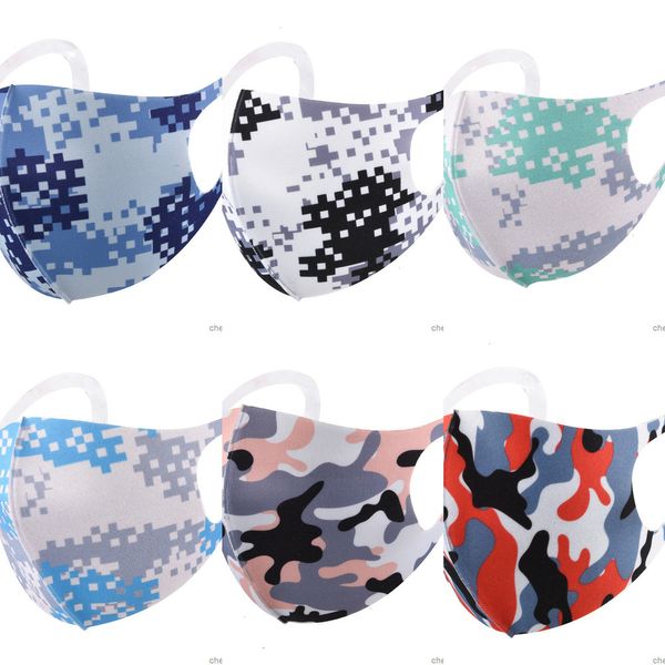 

uos302020 camouflage men and women double layer cotton riding summer sunshade breathable sunscreen dustproof anti-fog carmo masks 5