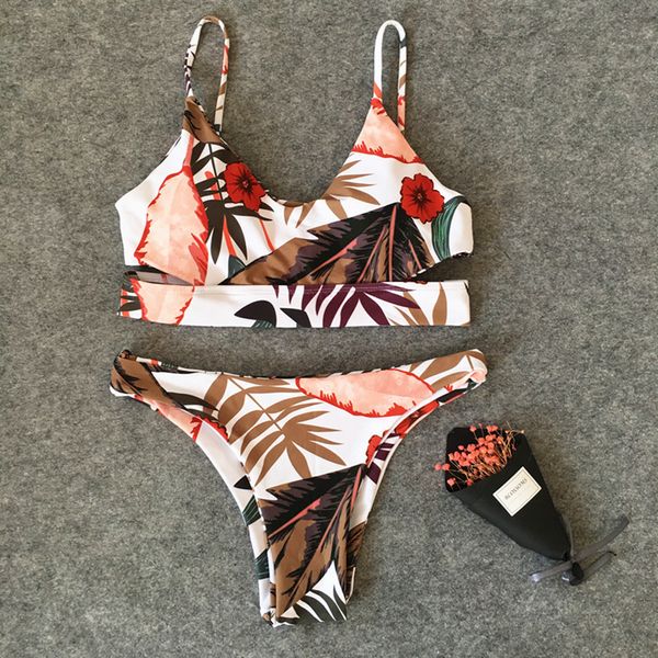 Bikini Badeanzug Bademode Frauen Push Up Badeanzug Bandeau Solide Bikini Set Weibliche Beachwear mit Pad Badeanzug T200708