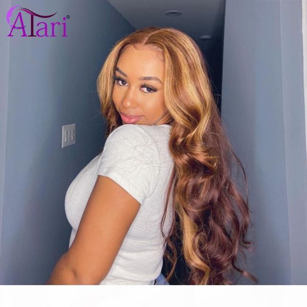 

100% transparent lace frontal wigs brazilian virgin hair body wave lace part human hair wigs glueless front human wig, Black;brown