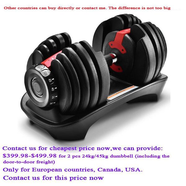 

dumbbells 2021 52.5lb adjustable dumbbell set 24kg household fast automatic fitness equipments1