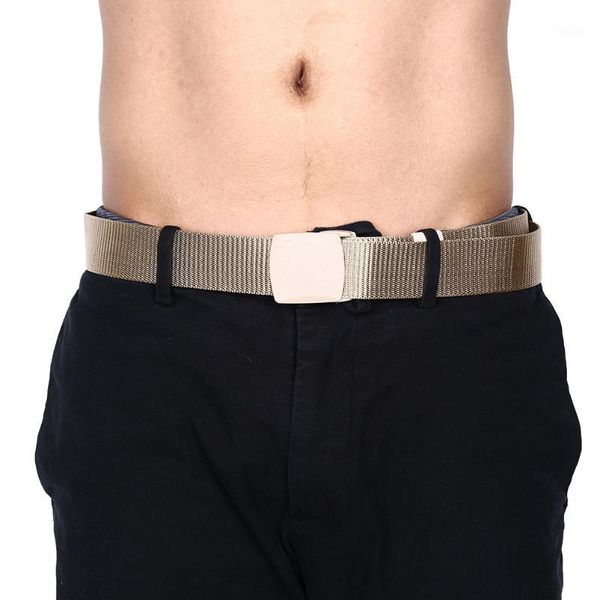 

115cm length outdoor tactical belt plastic buckle nylon waist belts multicam molle automatic buckle army belts1, Black;gray