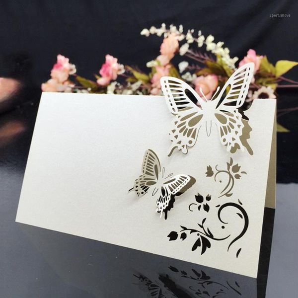 

20pcs table name place cards wedding party favor decor butterfly laser cut design 90 x 120mm 90 x 90mm1