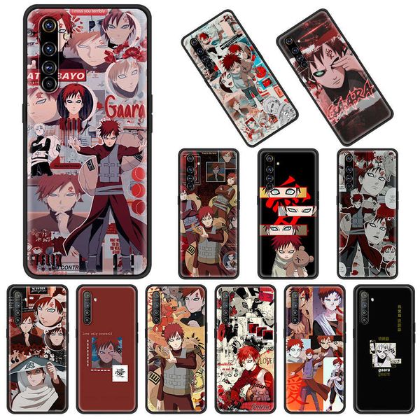 

soft silicone case, realme xt, c3, c11, v3, 5, 5i, 6, 6s, 7, x2, x3, q2, q2i, x50 pro, 5g, animation, naruto gaara4fre