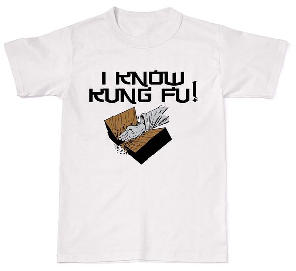 

2019 new men t-shirt i know kung fu martials funny fighting mens womens cotton t-shirt t shirt sport hooded sweatshirt hoodie