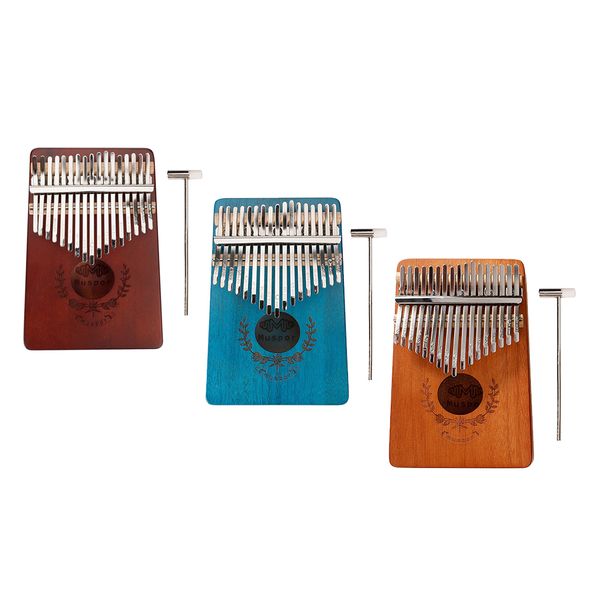 

3pcs 17 key kalimba thumb piano finger mbira solid musical instrument