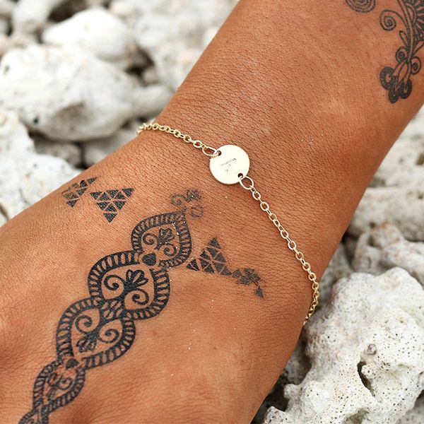 

2019 round 26 letter fashion jewelry 2019 round 26 letter bracelet bracelet fashion jewelry h42wm, Golden;silver