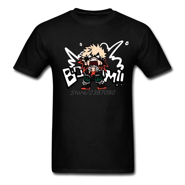 

спорт my hero academia katsuki bakugo t рубашка таможенной с коротким рукавом мужские футболки 2019 горячая группа 3xl o-образным вырезом хл