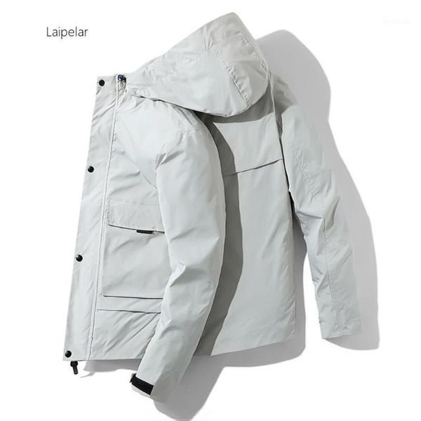 

fashion jacket mens jackets and coats autumn winter casual fashion pure color hoodie zipper outdoor sport coat veste homme1, Black;brown