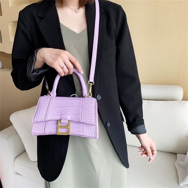 

factory store shop texture small bag 2022 new fashion simple crocodile pattern metal women's one shoulder messenger bag a5pw