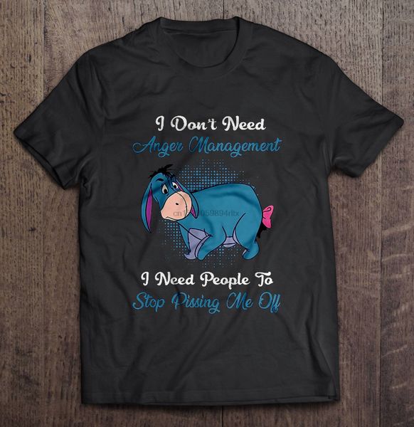 

funny fashion i don't need anger management i need people to spissing me off eeyore version women sport sweatshirt hoodie t shirt