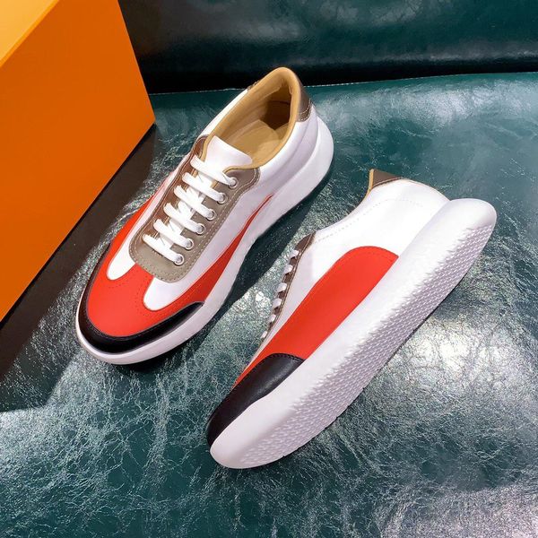 

2020 selling new men's casual shoes, trendy platform sneakers, comfortable and breathable, autumn and winter all-match men's h, Black