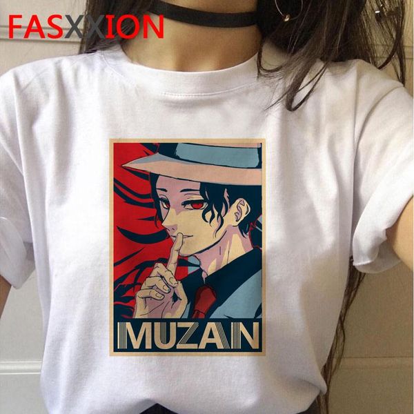 

demon slayer tshirt graphic tees streetwear punk kimetsu no yaiba t shirt clothes japanese anime men funny bbygwc lg2010, White