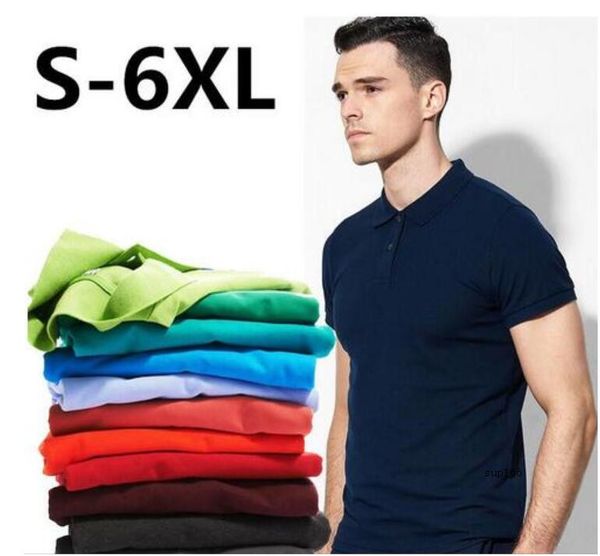 a1 SPEDIZIONE GRATUITA 2019 Best seller Nuova polo in coccodrillo Camicie casual a maniche corte da uomo Maglietta classica solida da uomo Plus Camisa Polo