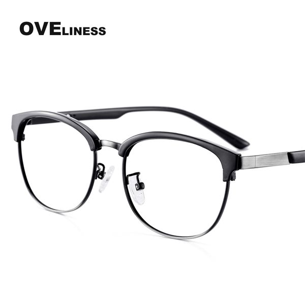 

2020 retro female eye glasses frame eyeglass frames for women optical transparent myopia prescription korean glass eyewear frame t200428, Silver